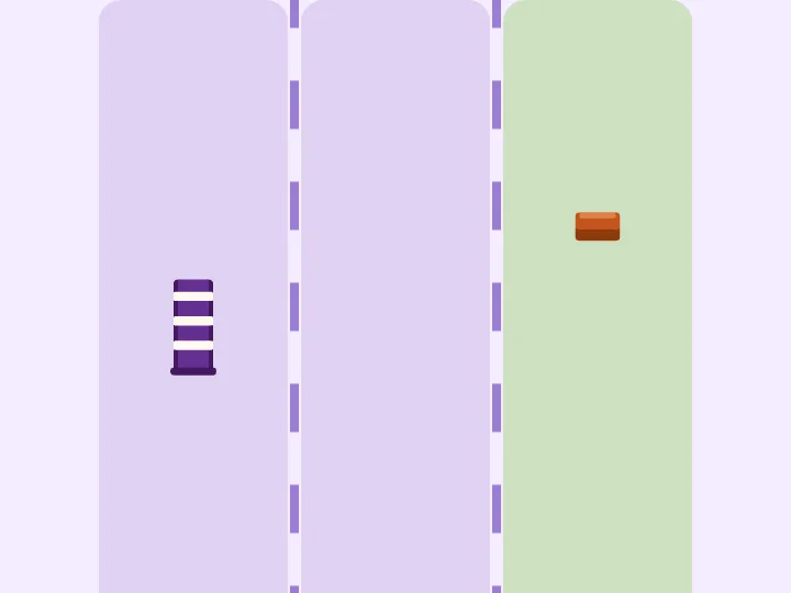 Triple Lane gameplay